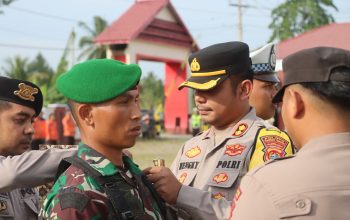 Kapolres Mamuju Tengah Pimpin Apel Gelar Pasukan Operasi Ketupat Marano 2026