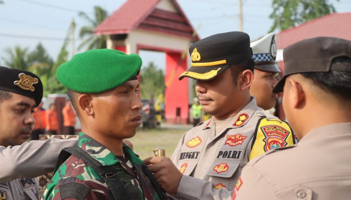 Kapolres Mamuju Tengah Pimpin Apel Gelar Pasukan Operasi Ketupat Marano 2026