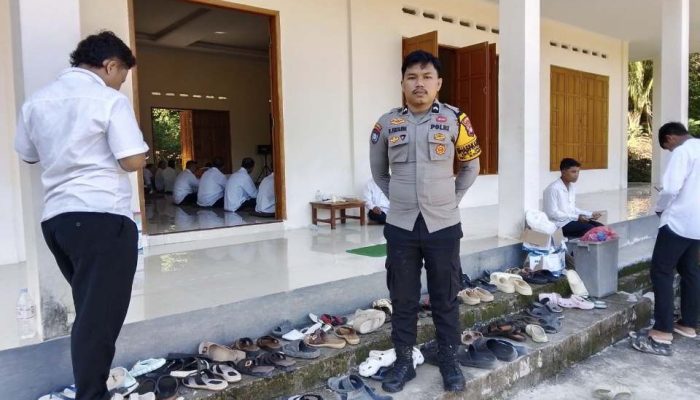 Pastikan Ibadah Berjalan Lancar, Personel Polres Mateng Lakukan Pengamanan Vihara