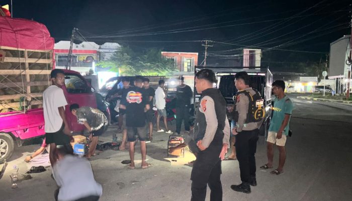 Perkuat Harkamtibmas, Unit Patmor Sat Samapta Polres Mateng Gelar Patroli