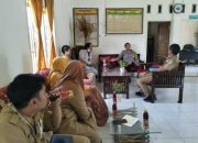 Bangun Sinergi dengan Pemerintah dan Masyarakat, BKTM Polsek Topoyo Sambangi Kantor Desa
