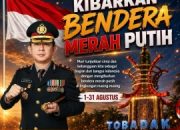 Kapolres Mateng Ajak Warga Kibarkan Merah Putih Sepanjang Agustus
