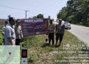 Polri Mengimbau, Bhabinkamtibmas Bergerak Cegah Karhutla di Desa Tasokko