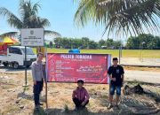 Pasang Baliho, BKTM Desa Mahahe Imbau Larangan Buka Lahan dengan Cara Membakar