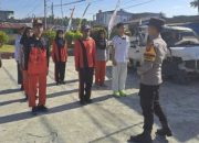 Jelang HUT Ke-81 RI, Bhabinkamtibmas Gembleng Paskibra Muda Karossa