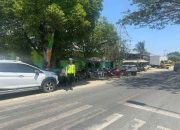 Polri Kawal Salat Jumat, Unit Siaga Satlantas Mamuju Tengah Pastikan Masjid Aman Dan Kondusif