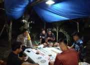 Bhabinkamtibmas hadir di tengah malam, Bambadaru patroli jaga kerukunan dan kamtibmas