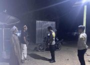 Menembus Gelap Malam, Polri Hadir Jaga Rasa Aman Warga Budong-Budong