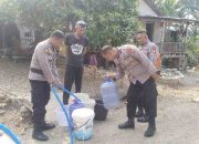Sat Binmas Polres Mateng Kembali Salurkan 1200 Liter Air Bersih
