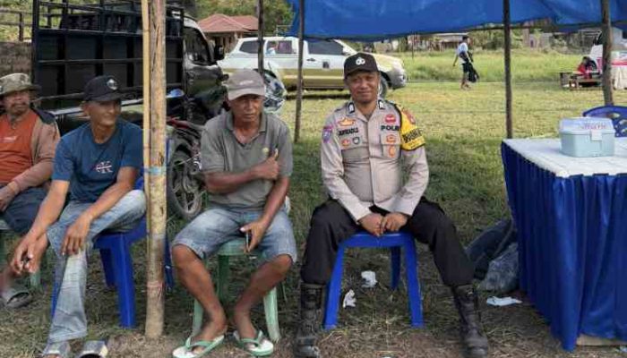 Tak Berjarak dengan Warga, Bhabinkamtibmas Pangale Jaga Kamtibmas dari Desa