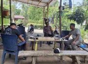 Sambangi Warga Palongaan, Polisi Hadir Menjaga Damai dari Desa