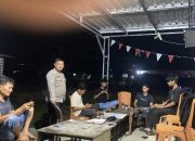Bhabinkamtibmas Topoyo Bergerak Cegah Gangguan Kamtibmas