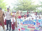 Bhabinkamtibmas Polsek Tobadak Jadi Pembina Upacara dan Edukasi Pelajar