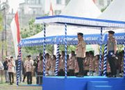 Gubernur Sulbar Hadiri Apel Besar Pramuka, Saka Bakti Husada Didorong Perkuat Edukasi Kesehatan